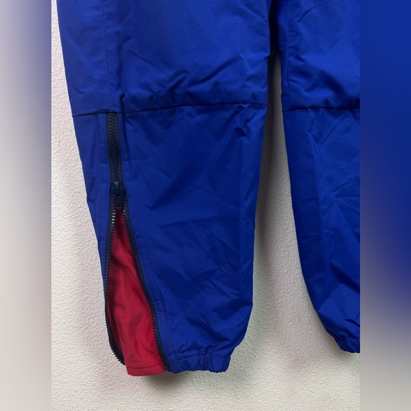 Patagonia Vintage Snowsuit Unisex Medium Waterproof Blue Red Adjustable Clasp - Picture 5 of 14